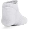 imageUnder Armour Kids Youth Training Cotton No Show Socks 6 Pairs100 White  White  Black