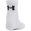 imageUnder Armour Kids Youth Training Cotton Quarter Socks 6 Pairs100 White  White  Black