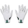 imageUnder Armour Mens Clean Up Baseball Gloves101 White  Forest Green  Forest Green