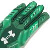 imageUnder Armour Mens F9 Nitro Football Gloves301 Forest Green  Team Kelly Green  Metallic Silver