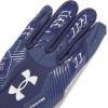 imageUnder Armour Mens F9 Nitro Football Gloves410 Midnight Navy  Cobalt Legacy  Metallic Silver