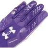 imageUnder Armour Mens F9 Nitro Football Gloves500 Purple  Purple Emerite  Metallic Silver