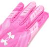 imageUnder Armour Mens F9 Nitro Football Gloves652 Rebel Pink  Fluo Pink  Metallic Silver