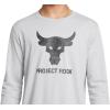 imageUnder Armour Mens Project Rock Brahma Bull Long Sleeve011 Mod Gray Medium Heather   Black
