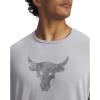 imageUnder Armour Mens Project Rock Brahma Bull Long Sleeve012 Mod Gray Medium Heather   Black