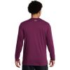 imageUnder Armour Mens Project Rock Brahma Bull Long Sleeve505 Purple Gemini   Flare Orange