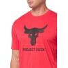imageUnder Armour Mens Project Rock Payoff Graphic Short Sleeve T Shirt989 Lava Red   Black