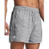 imageUnder Armour Mens Project Rock Terry Shorts011 Mod Gray Medium Heather   White