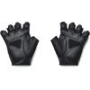 imageUnder Armour Mens Training Half Finger Gloves001 Black  Black  Pitch Gray