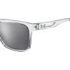 imageUnder Armour Mens Ua Assist 2 Rectangular SunglassesCrystalSilver Multilayer
