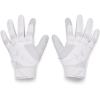imageUnder Armour Radar Softball Gloves100 White  White  Halo Gray