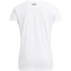 imageUnder Armour Womens Project Rock Payoff Short Sleeve T Shirt100 White   Black
