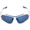 imageUnder Armour boys Ua Yard Dual Jr Wrap SunglassesMatte WhiteBlue Tuned