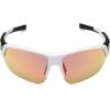imageUnder Armour unisexadult Changeup Dual Sunglasses Wrap SunglassesSatin White  Ua Tuned Baseball With Orange