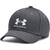 imageUnder Armour Boys Branded Lockup Adjustable Hat012 Pitch Gray   White