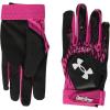 imageUnder Armour Boys Clean Up T Ball Gloves002 Black  Tropic Pink  White
