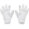 imageUnder Armour Girls Radar Softball Gloves100 White  White  Halo Gray