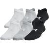 imageUnder Armour Kids Youth Essential No Show Socks 6 Pairs004 Black  Black  Halo Gray