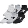 imageUnder Armour Kids Youth Essential No Show Socks 6 Pairs005 Black  Black  Mod Gray