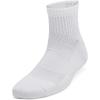 imageUnder Armour Kids Youth Training Cotton Quarter Socks 6 Pairs100 White  White  Black