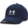 imageUnder Armour Mens Branded Lockup Adjustable Hat410 Midnight Navy   White