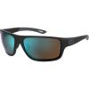 imageUnder Armour Mens UA Battle Rectangular SunglassesMatte Black BlueBlue Multi