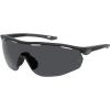 imageUnder Armour Mens UA Gametime Wrap SunglassesMatte BlackGrey