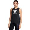 imageUnder Armour Womens Project Rock Sportstyle Tank Top001 Black   White