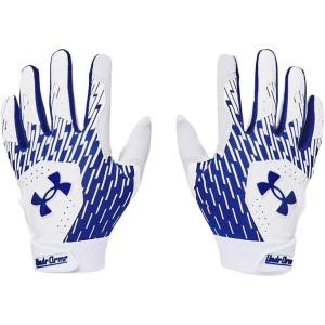 imageUnder Armour Boys Clean Up T Ball Gloves102 White  Team Royal  Team Royal