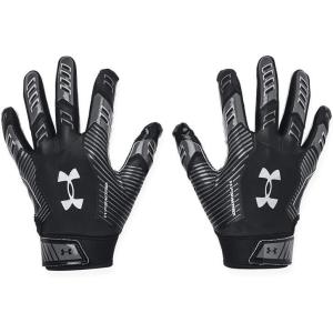 imageUnder Armour Boys F9 Nitro Football Gloves001 Black  Castlerock  Metallic Silver