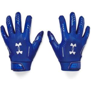 imageUnder Armour Boys F9 Nitro Football Gloves400 Royal  Capri  Metallic Silver