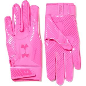 imageUnder Armour Boys F9 Novelty Football Gloves652 Rebel Pink  Virtual Pink  Rebel Pink