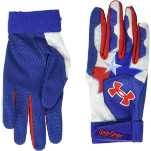 imageUnder Armour Boys Standard Youth Clean Up Baseball Gloves400 Royal  White  Red