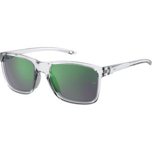 imageUnder Armour Boys Ua Hustle Jr Rectangular SunglassesCrystal Clear