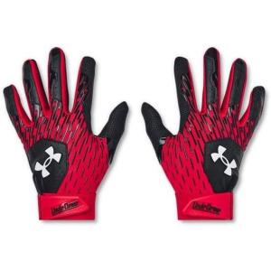 imageUnder Armour Boys Youth Clean Up Baseball Gloves001 Black  Red  White