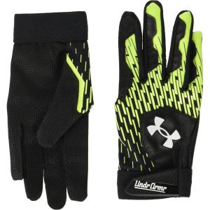 imageUnder Armour Boys Youth Clean Up Baseball Gloves005 Black  HighVis Yellow  White