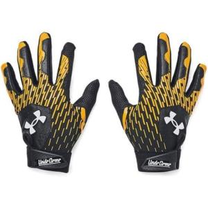imageUnder Armour Boys Youth Clean Up Baseball Gloves006 Black  Steeltown Gold  White