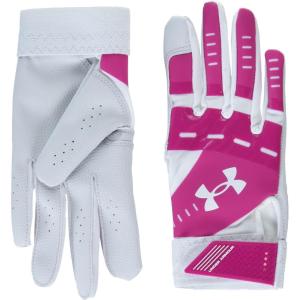 imageUnder Armour Girls Radar Softball Gloves104 White  Tropic Pink  White