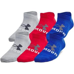 imageUnder Armour Kids Youth Essential No Show Socks 6 Pairs400 Royal  Royal  Castlerock