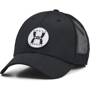 imageUnder Armour Mens Blitzing Trucker Hat001 Black  Black  White