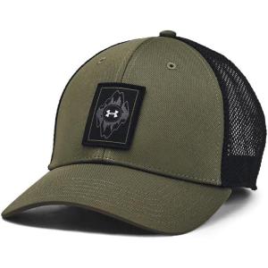 imageUnder Armour Mens Blitzing Trucker Hat390 Marine Od Green   Black