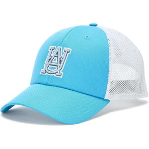 imageUnder Armour Mens Blitzing Trucker Hat452 Ether Blue   Halo Gray
