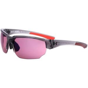 imageUnder Armour Mens Blitzing Wrap Golfing Sunglasses  Grey FrameGolf Tuned Lens