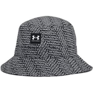 imageUnder Armour Mens Branded Bucket Hat002 Black  White  White