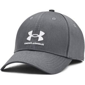 imageUnder Armour Mens Branded Lockup Adjustable Hat012 Pitch Gray   White