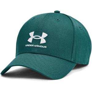 imageUnder Armour Mens Branded Lockup Adjustable Hat449 Hydro Teal   White