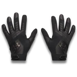 imageUnder Armour Mens Clean Up Baseball Gloves001 Black  Black  Metallic Black