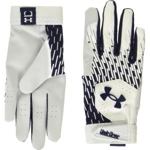 imageUnder Armour Mens Clean Up Baseball Gloves103 White  Midnight Navy  Midnight Navy