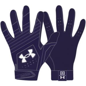 imageUnder Armour Mens Clean Up Baseball Gloves500 Purple  Purple  White