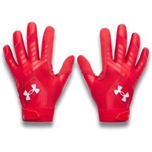imageUnder Armour Mens Clean Up Baseball Gloves600 Red  Red  White